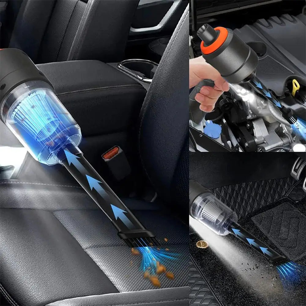 Mini Car Wireless Vacuum Cleaner insider car