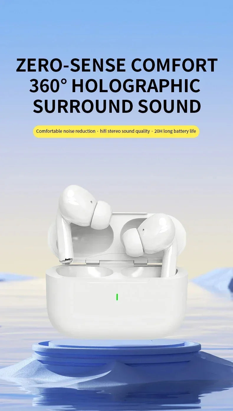 Original Wireless bluetooth headphone noise canceling earphone HIFI stereo headset earbuds bluetooth for xiaomi Huawei Air pods