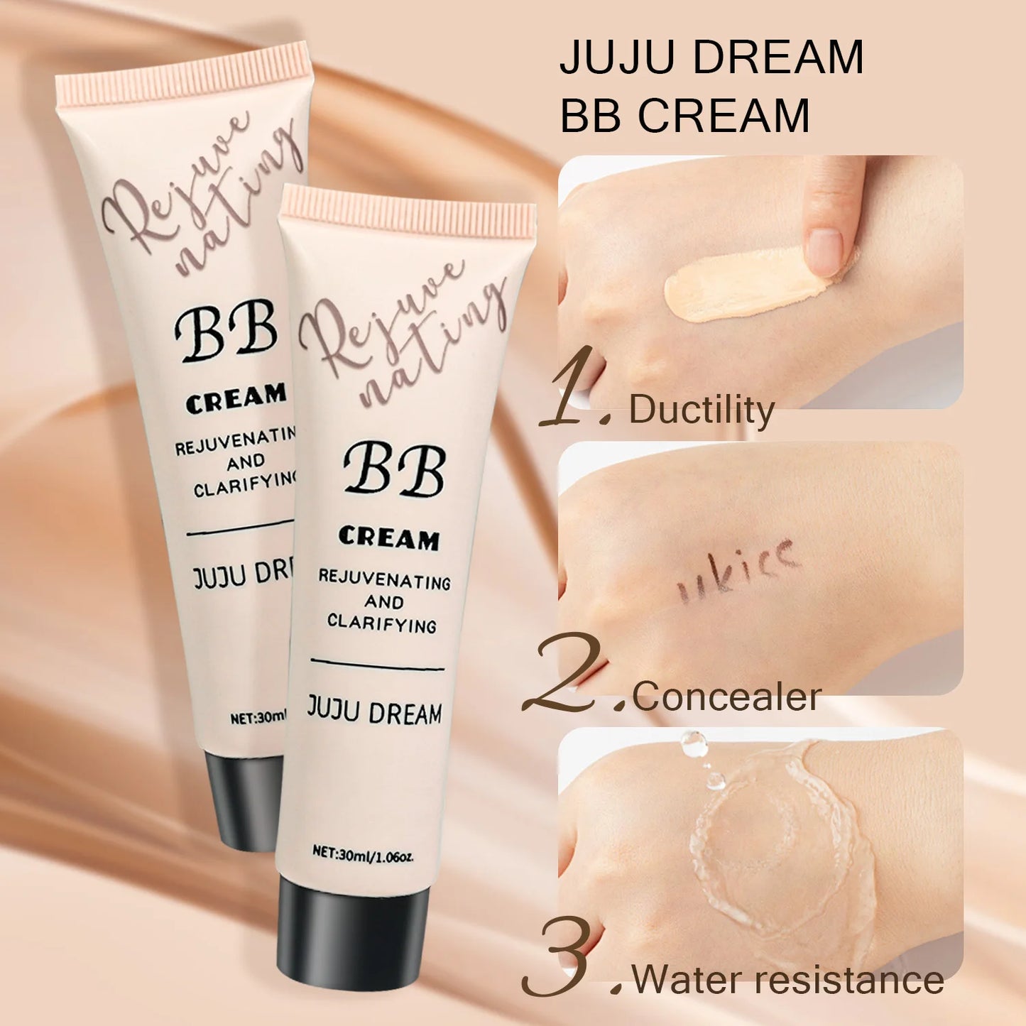 BB cream, isolation cream, liquid foundation, moisturizing, oil control, long-