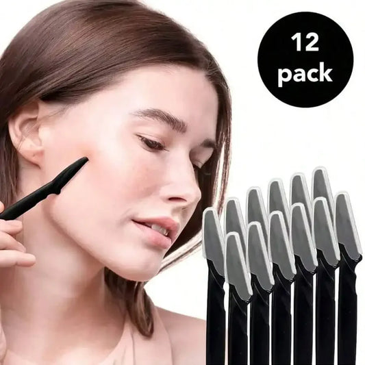6/12pcs Eyebrow Razor Shaper Shavers