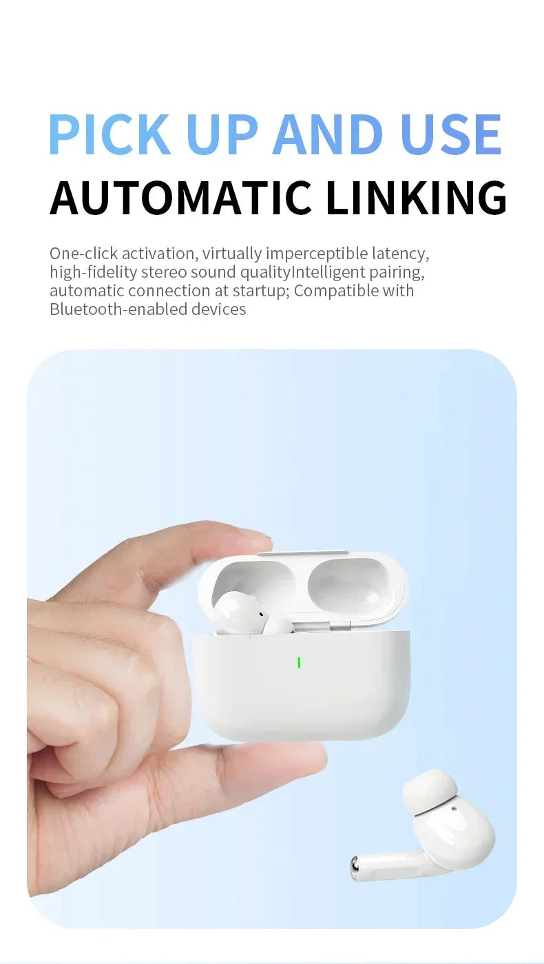 Original Wireless bluetooth headphone noise canceling earphone HIFI stereo headset earbuds bluetooth for xiaomi Huawei Air pods