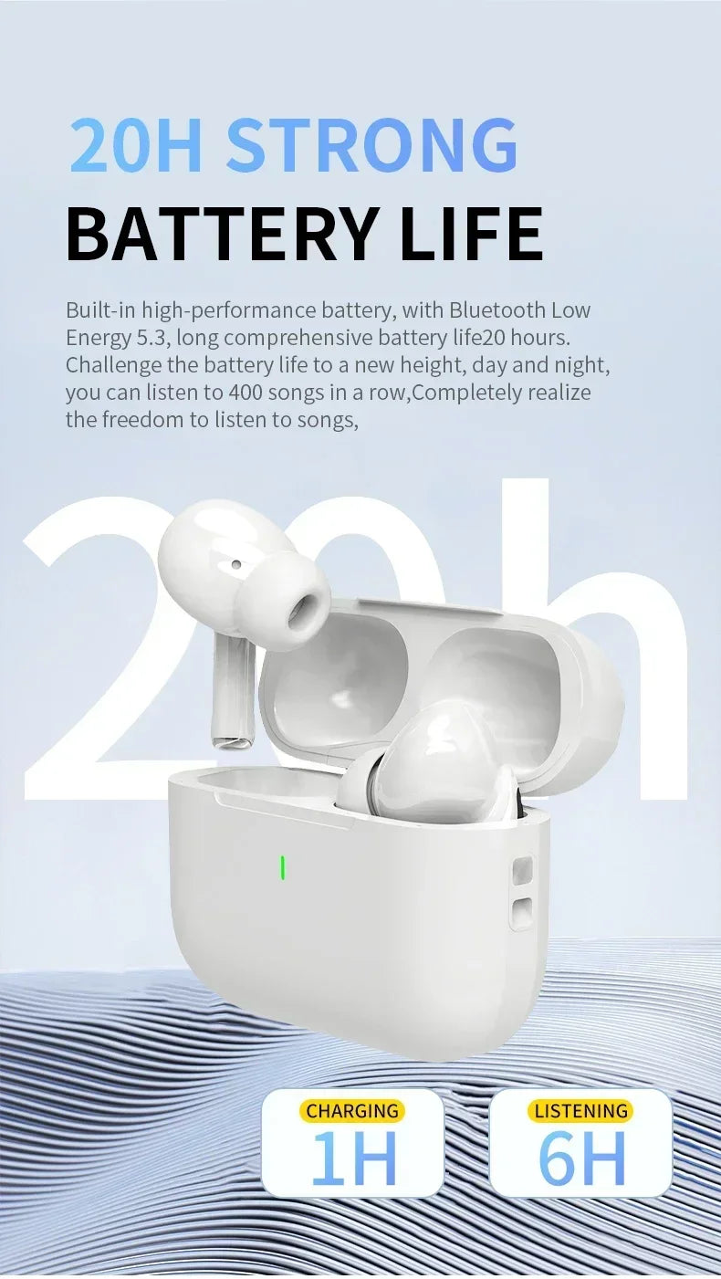 Original Wireless bluetooth headphone noise canceling earphone HIFI stereo headset earbuds bluetooth for xiaomi Huawei Air pods